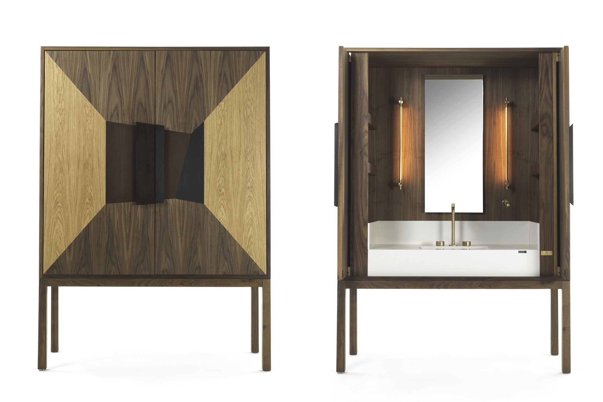 DeKauri bespoke bathroom credenza bathroom vanity with sink