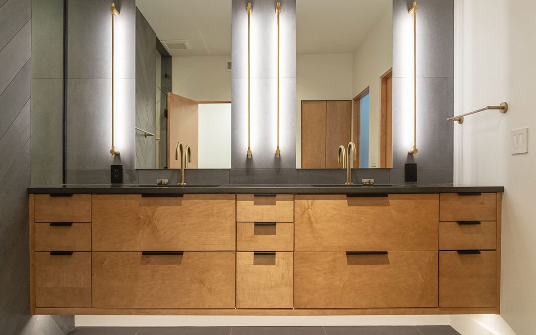 THIN Vanity Lights Featured at Kirkland Condo