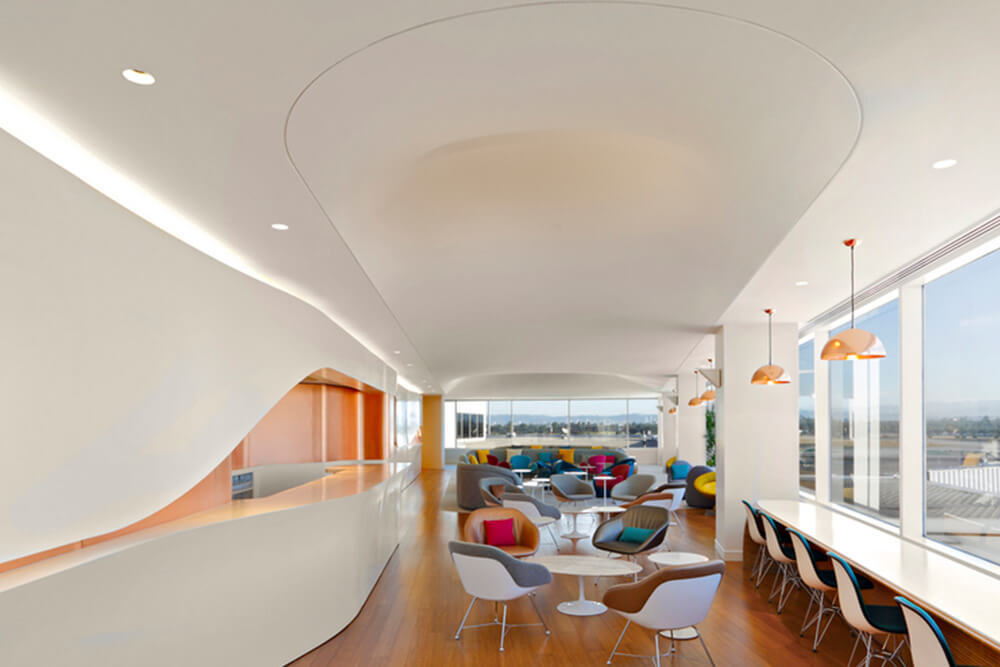 Juniper-Custom-Lighting-Virgin-Atlantic-Airline-LAX-Terminal-Member-Lounge